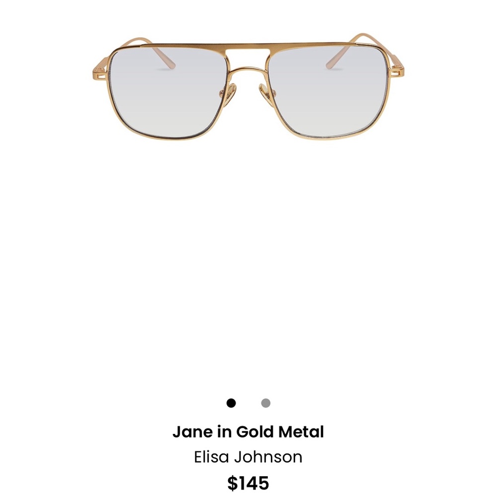 Gold Metal Sunglasses